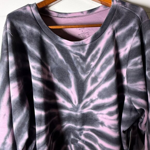 NWT Torrid Gray Purple Spiral Tie Dye Sweatshirt Size 5 (5X) - Picture 7 of 7